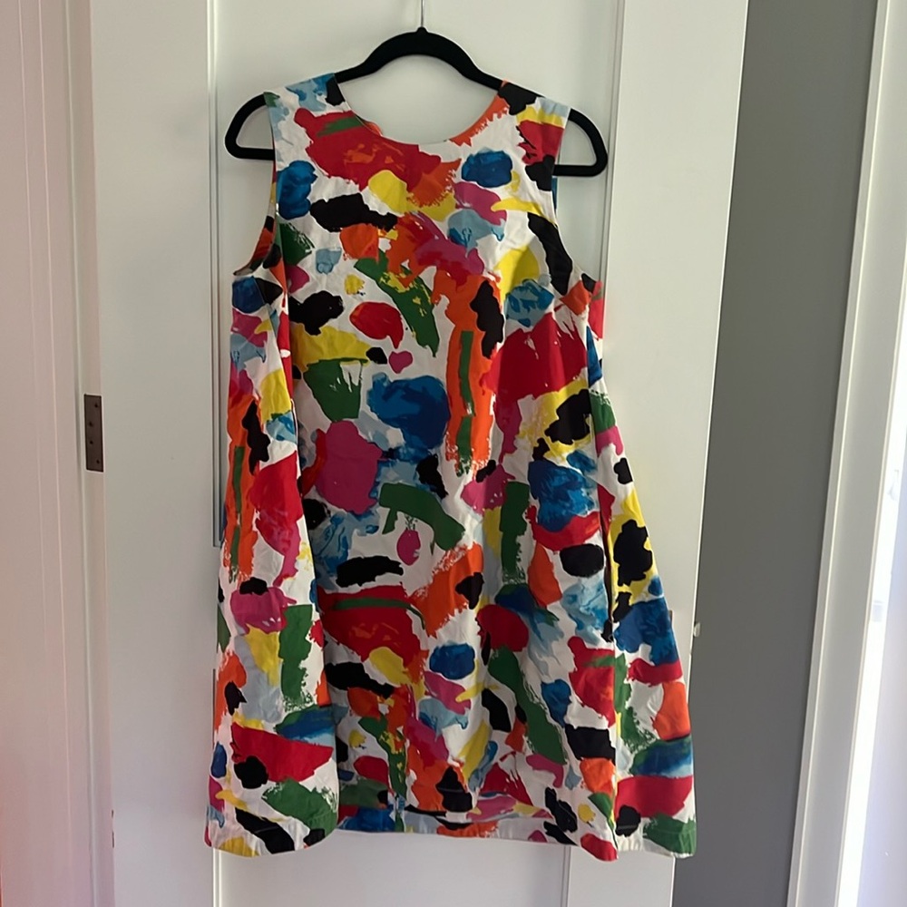 Kate Spade Saturday colorful a-line dress w pockets